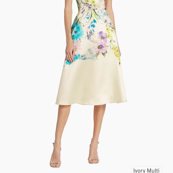 Teri Jon Floral Dress Size 4 NWT - Picture 5 of 10